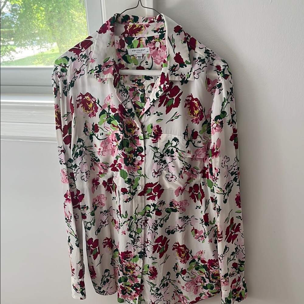 Floral Button-Up Shirt